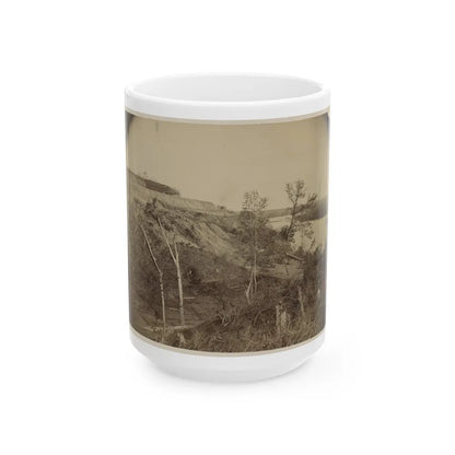 Sloped Hill Near The River (U.S. Civil War) White Coffee Mug-15oz-Go Mug Yourself