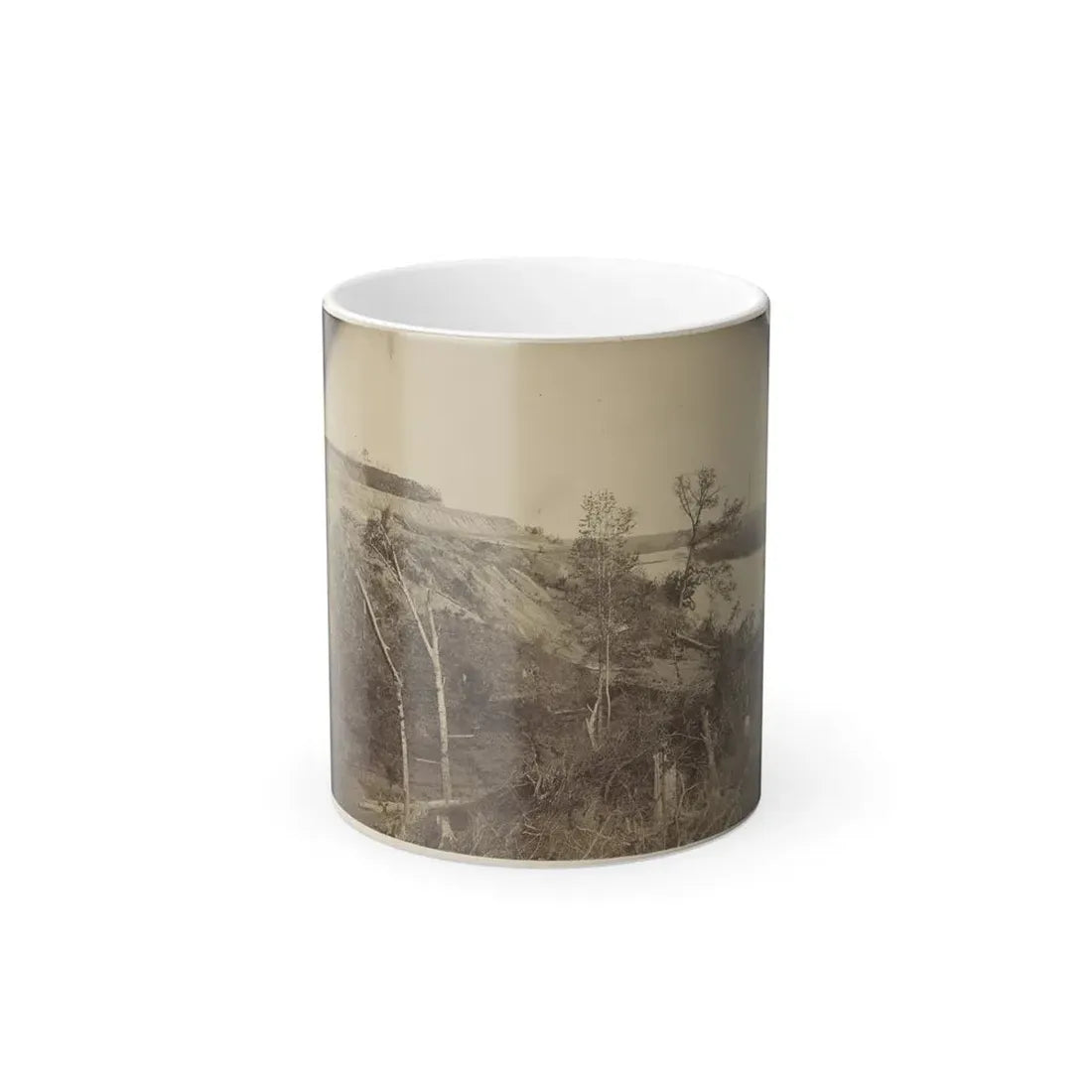 Sloped Hill Near the River (U.S. Civil War) Color Changing Coffee Mug 11oz Default Title 11oz - Go Mug Yourself