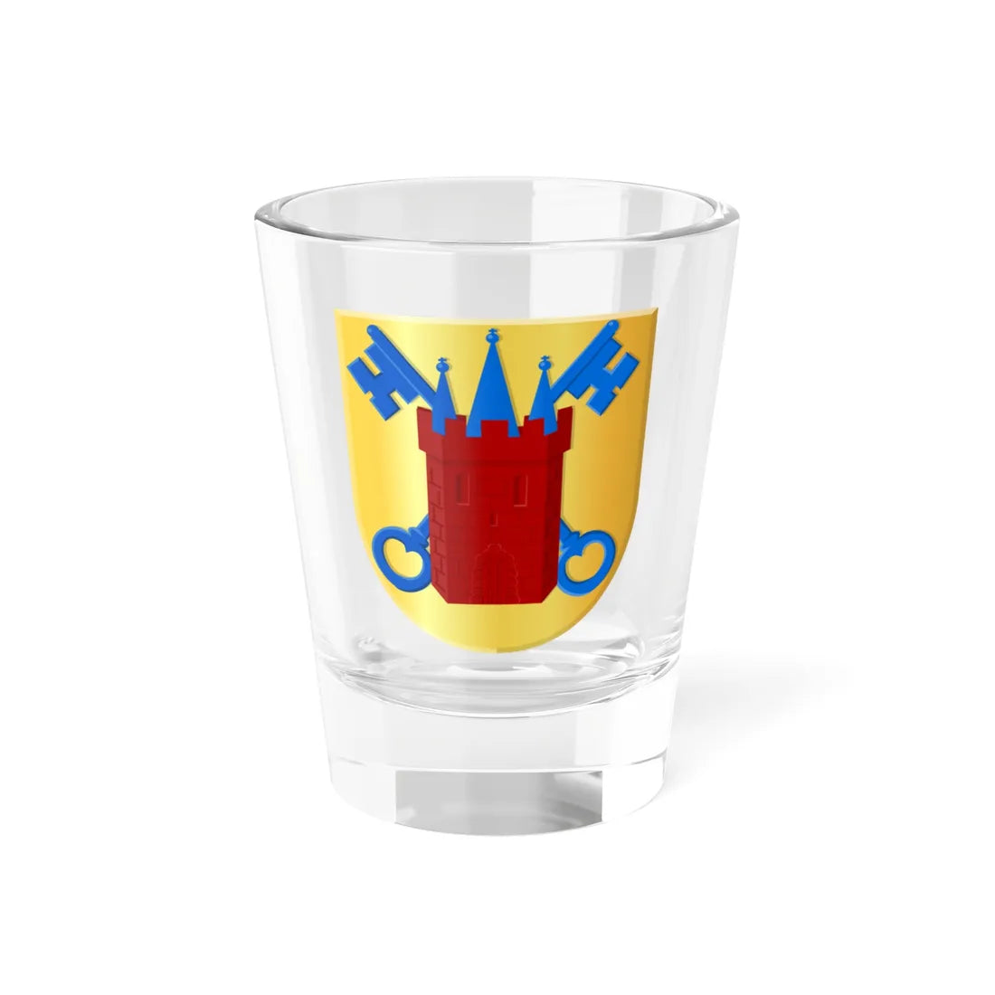 Sloten Fr wapen 1918 (Netherlands) (Coat of Arms) Shot Glass 1.5oz 1.5oz - Go Mug Yourself