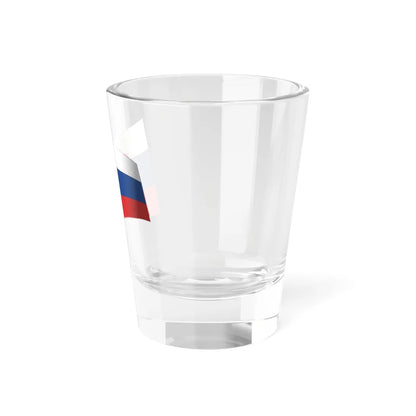 Slovakia Flag   Iconic Waving (Slovakia) Shot Glass 1.5oz - Go Mug Yourself