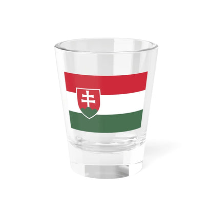 Slovakian flag in Hungarian colors (Hungary) Shot Glass 1.5oz 1.5oz - Go Mug Yourself