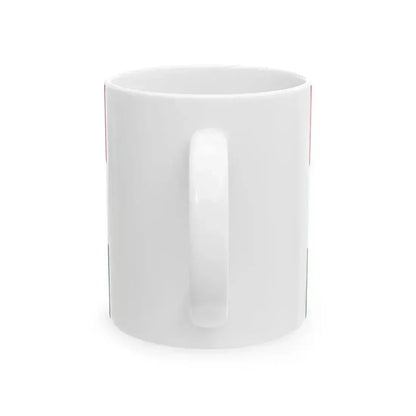 Slovakian flag in Hungarian colors (Hungary) White Coffee Mug - Go Mug Yourself