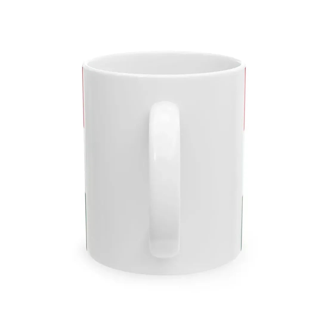 Slovakian flag in Hungarian colors (Hungary) White Coffee Mug - Go Mug Yourself