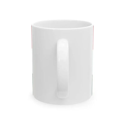 Slovakian flag in Hungarian colors (Hungary) White Coffee Mug - Go Mug Yourself