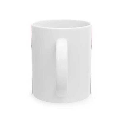 Slovakian flag in Hungarian colors (Hungary) White Coffee Mug - Go Mug Yourself