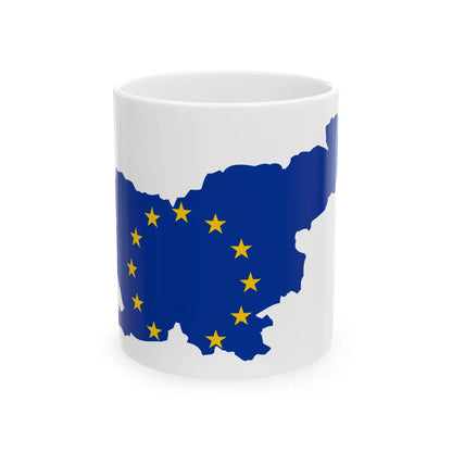Slovenia EU (Slovenia) White Coffee Mug 11oz - Go Mug Yourself