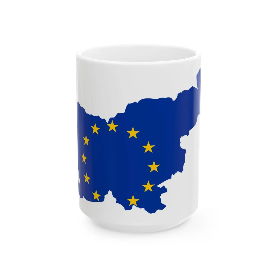 Slovenia EU (Slovenia) White Coffee Mug 15oz - Go Mug Yourself