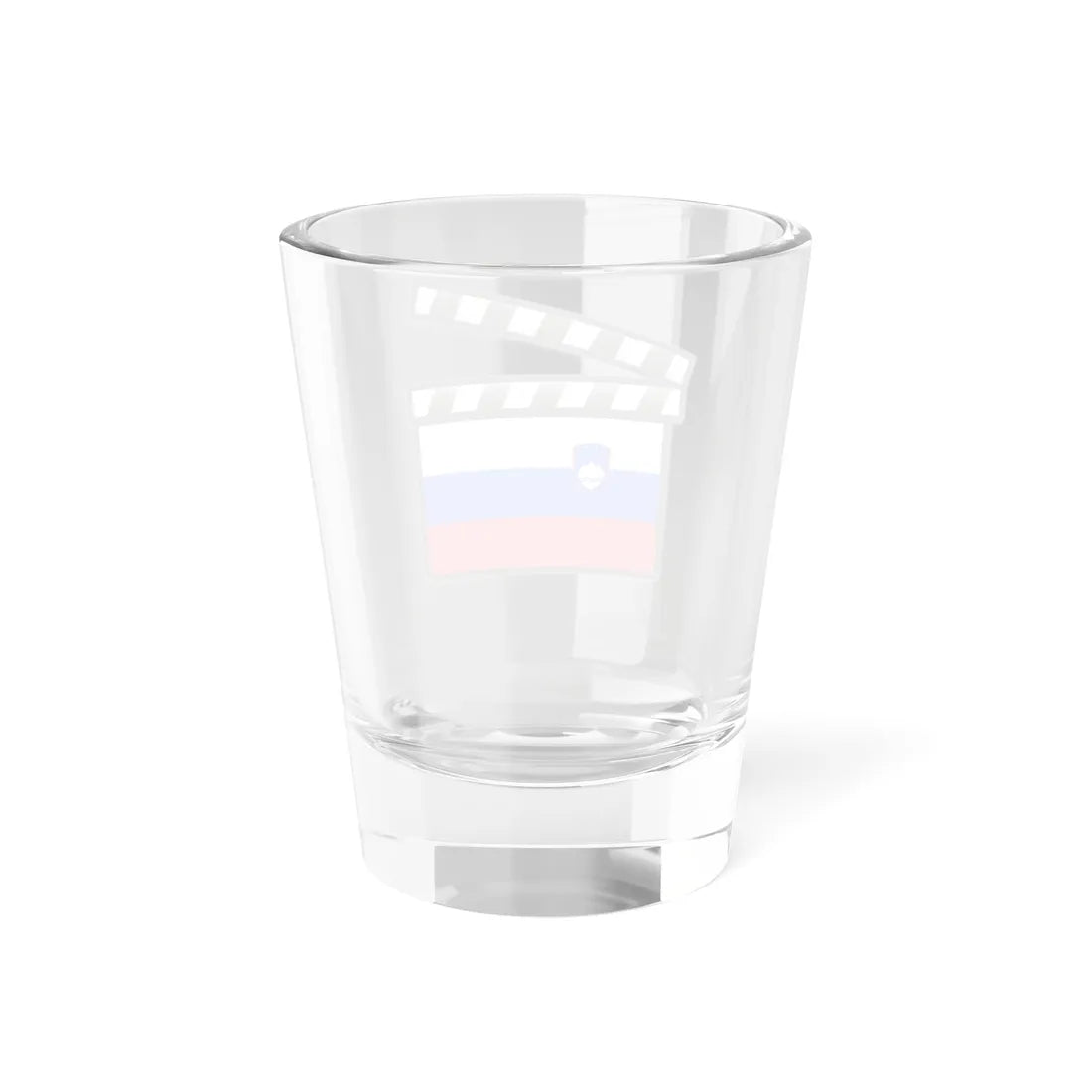 Slovenia film clapperboard (Slovenia) Shot Glass 1.5oz - Go Mug Yourself