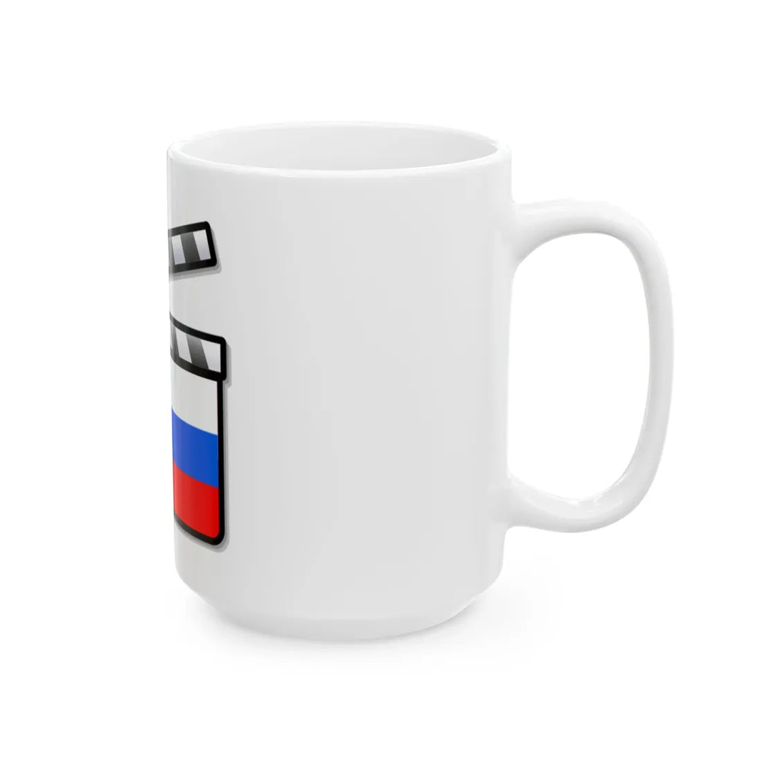 Slovenia film clapperboard (Slovenia) White Coffee Mug - Go Mug Yourself
