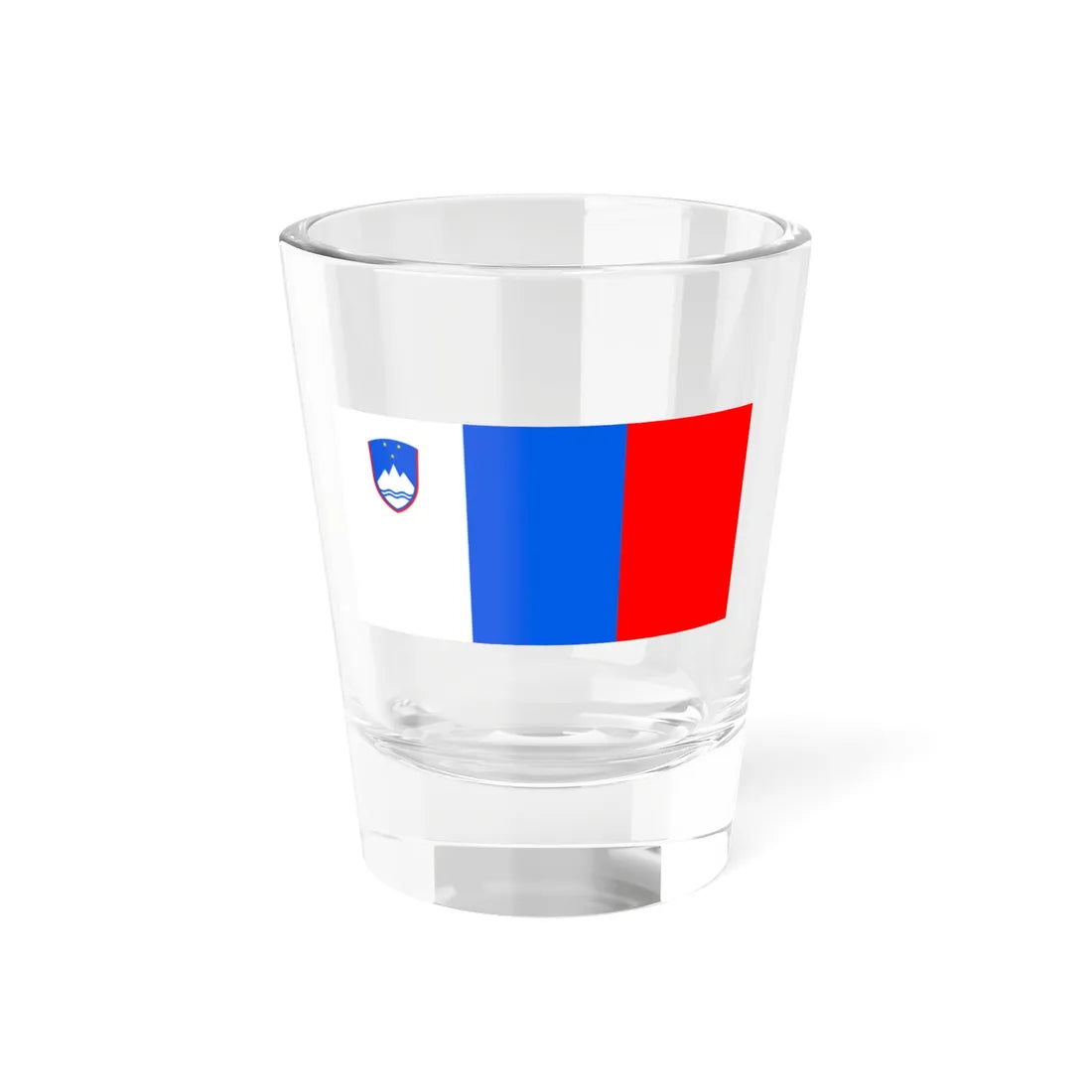 Slovenia Flag proposed 90s (Slovenia) Shot Glass 1.5oz 1.5oz - Go Mug Yourself