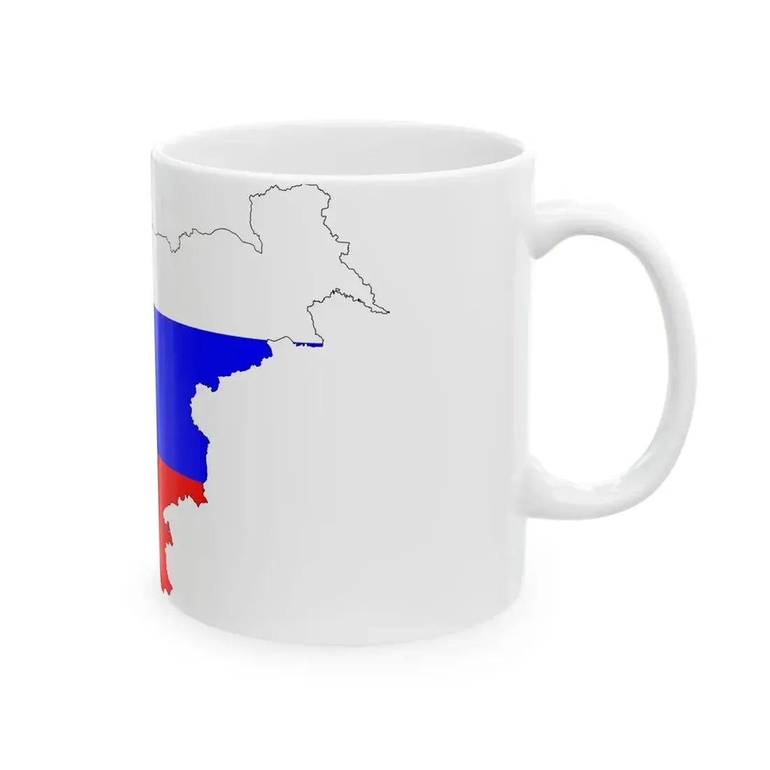 Slovenia-Flagmap (Slovenia) White Coffee Mug - Go Mug Yourself