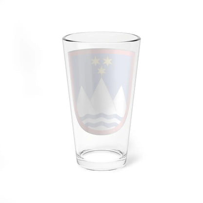 Slovenia-Heraldically correct (Slovenia) (Coat of Arms) Pint Glass 16oz - Go Mug Yourself
