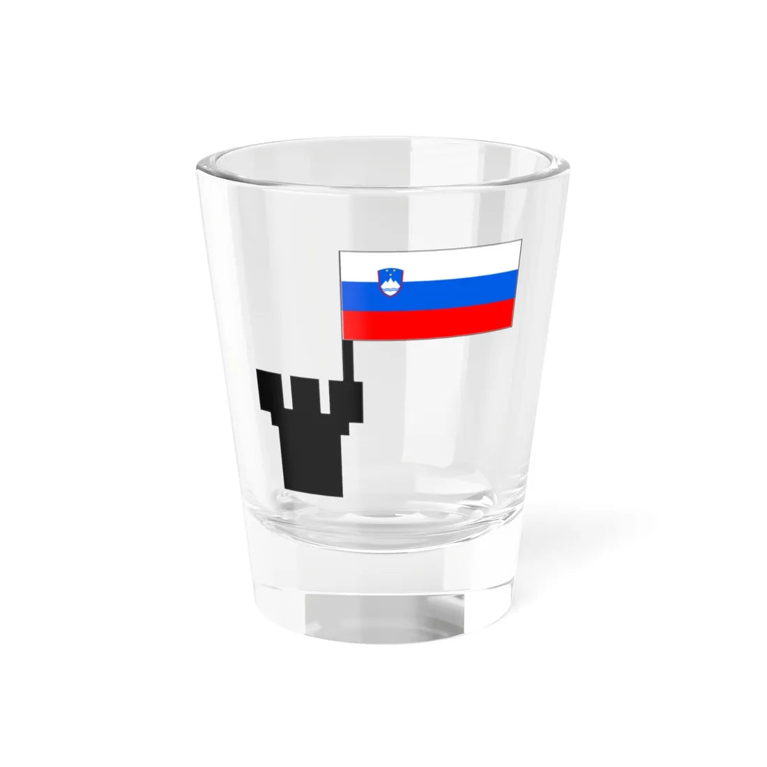 Slovenian-Castle-Symbol (Slovenia) Shot Glass 1.5oz 1.5oz - Go Mug Yourself