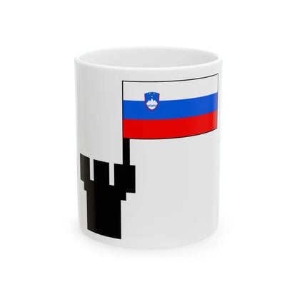 Slovenian-Castle-Symbol (Slovenia) White Coffee Mug 11oz - Go Mug Yourself