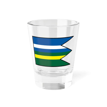 Slovenska Nova Ves Trnava Flag (Slovakia) Shot Glass 1.5oz 1.5oz - Go Mug Yourself