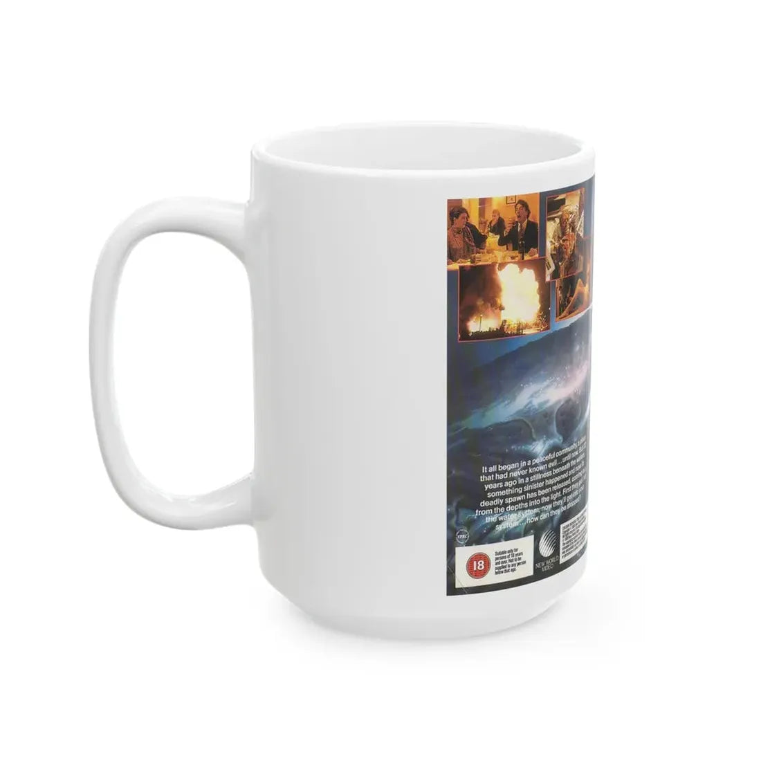 SLUGS (VHS COVER) - White Coffee Mug - Go Mug Yourself