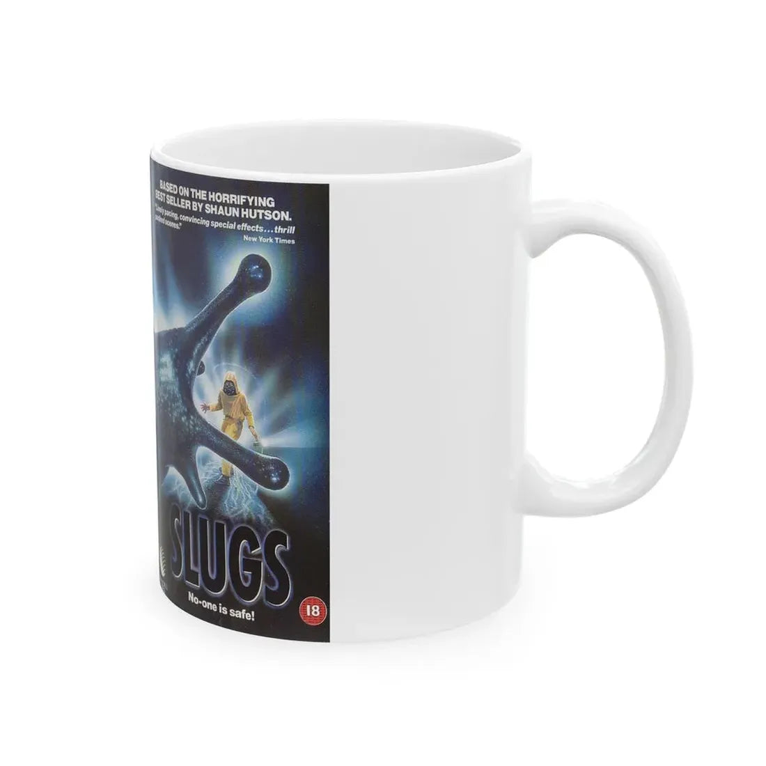 SLUGS (VHS COVER) - White Coffee Mug - Go Mug Yourself