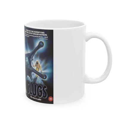 SLUGS (VHS COVER) - White Coffee Mug - Go Mug Yourself