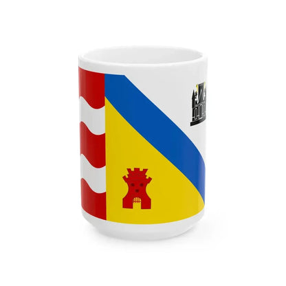 Sluis vlag (Netherlands) White Coffee Mug 15oz - Go Mug Yourself