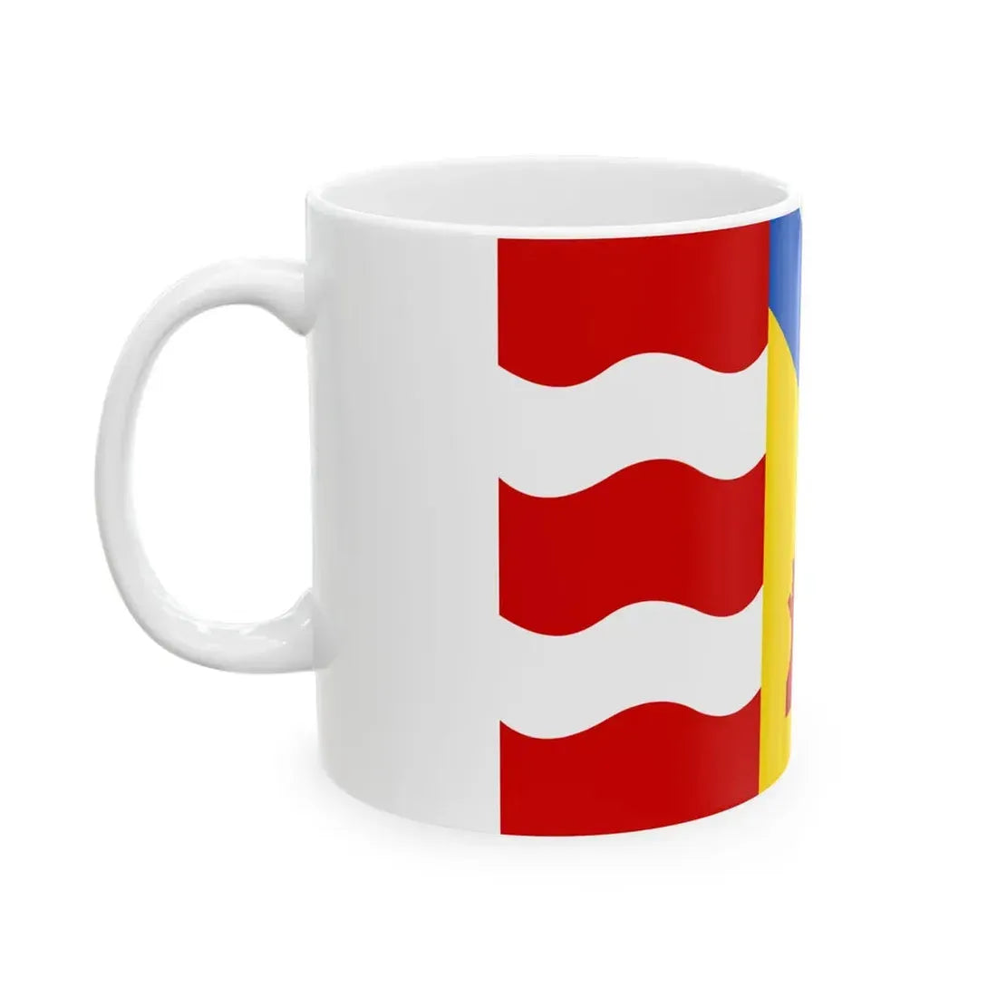 Sluis vlag (Netherlands) White Coffee Mug - Go Mug Yourself