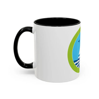 Small Boat Sailing (Boy Scout Merit Badge) Accent Coffee Mug - Go Mug Yourself