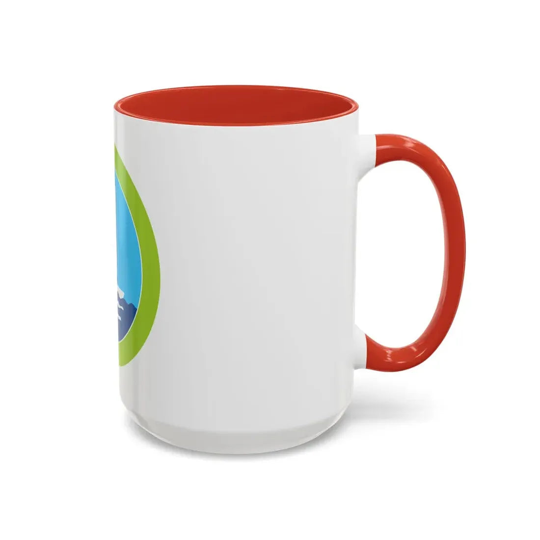 Small Boat Sailing (Boy Scout Merit Badge) Accent Coffee Mug - Go Mug Yourself