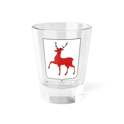 Small Coat of arms Nizhny Novgorod (Russia) (Coat of Arms) Shot Glass 1.5oz 1.5oz - Go Mug Yourself