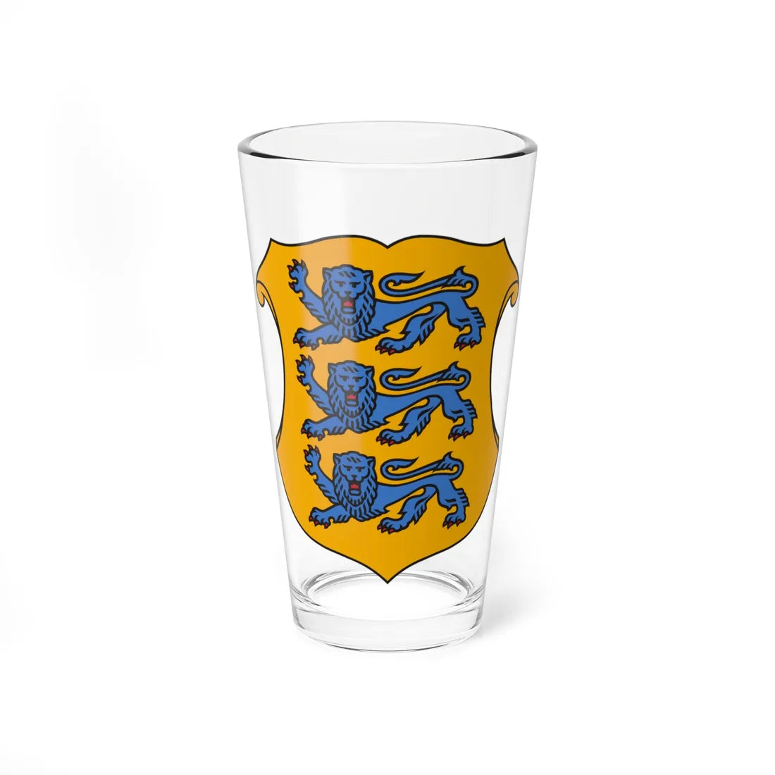 Small coat of arms of Estonia (Estonia) (Coat of Arms) Pint Glass 16oz 16oz - Go Mug Yourself
