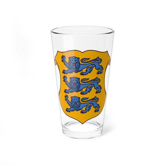 Small coat of arms of Estonia (Estonia) (Coat of Arms) Pint Glass 16oz 16oz - Go Mug Yourself
