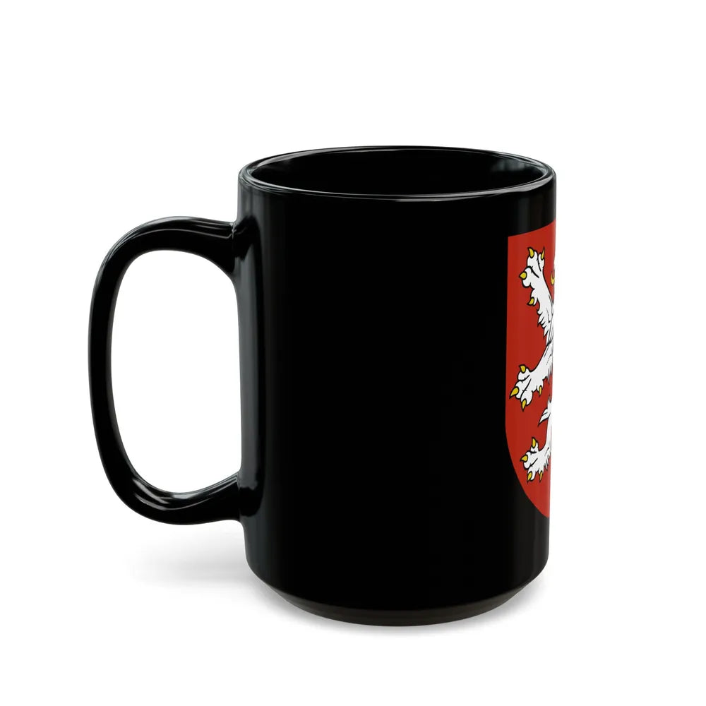 Small coat of arms of the Czech Republic - Black Coffee Mug-Go Mug Yourself