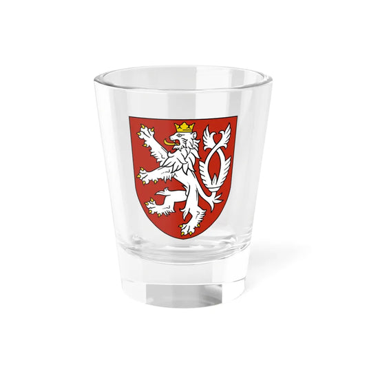 Small coat of arms of the Czech Republic - Shot Glass 1.5oz 1.5oz - Go Mug Yourself