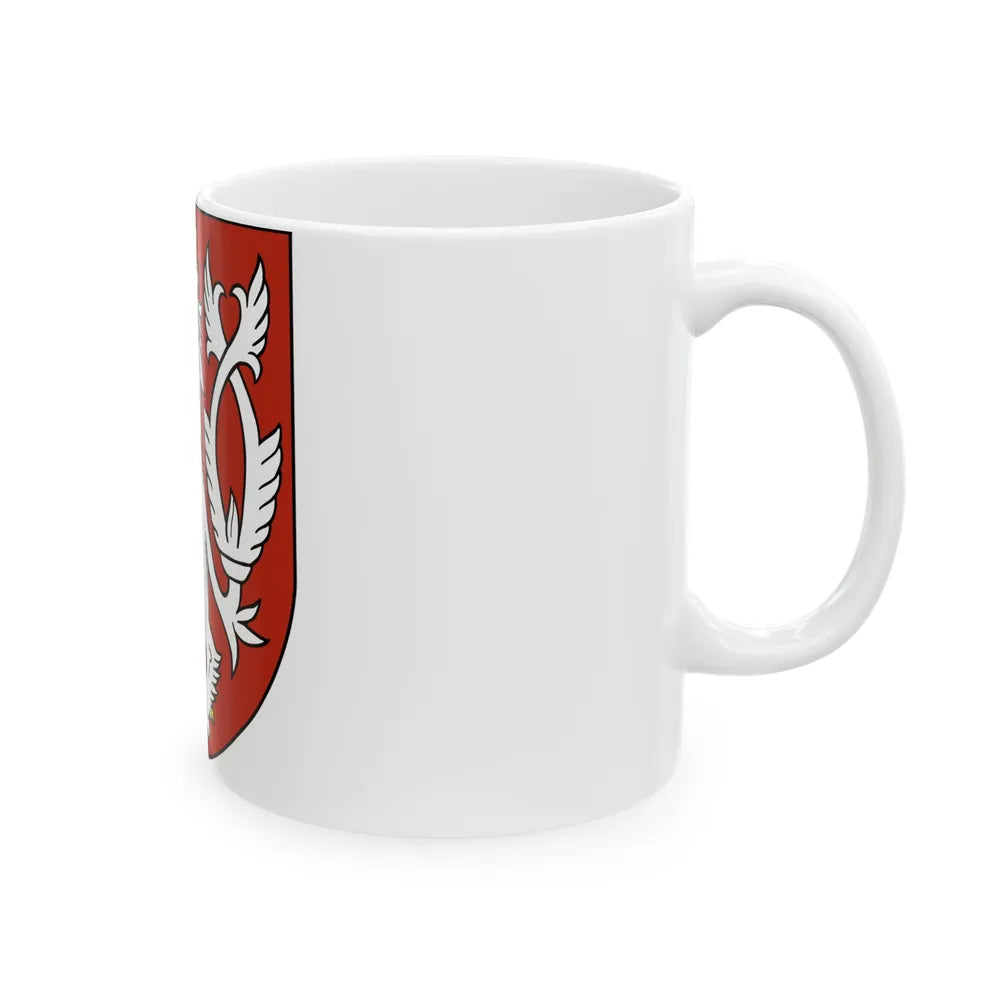 Small coat of arms of the Czech Republic - White Coffee Mug-Go Mug Yourself