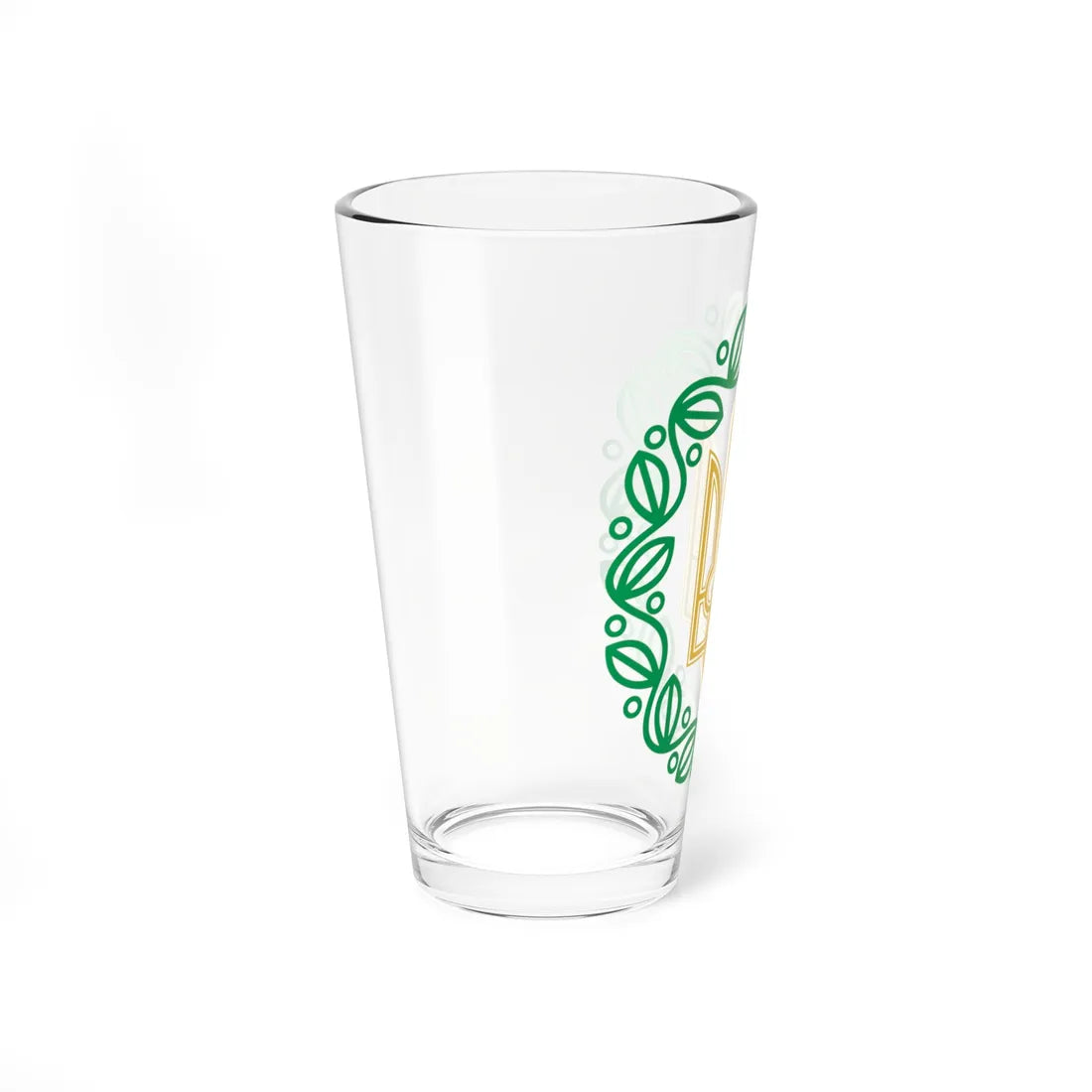 Small emblem of the Ukrainian Peoples Republic 1918 (Ukraine) (Coat of Arms) Pint Glass 16oz - Go Mug Yourself