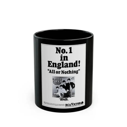 Small Faces 1966 (Music Poster) Black Coffee Mug 11oz - Go Mug Yourself