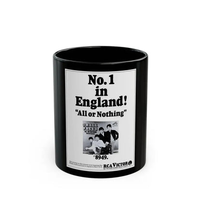 Small Faces 1966 (Music Poster) Black Coffee Mug 11oz - Go Mug Yourself