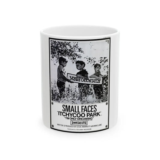 Small Faces 1967 (Music Poster) White Coffee Mug-11oz-Go Mug Yourself