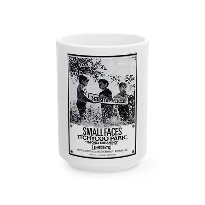 Small Faces 1967 (Music Poster) White Coffee Mug 15oz - Go Mug Yourself
