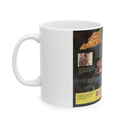 SMALL TOWN MASSACRE (VHS COVER) - White Coffee Mug - Go Mug Yourself