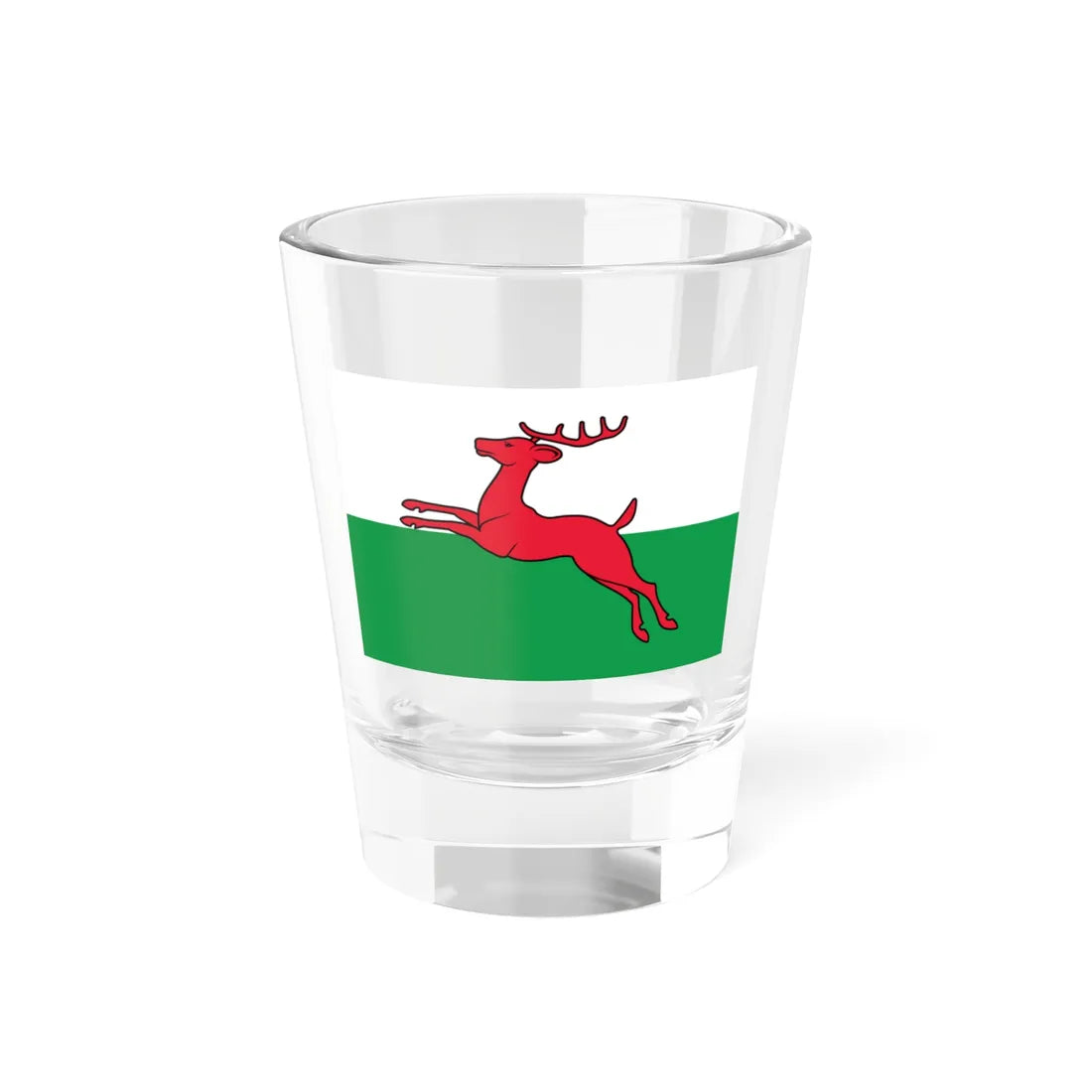 Smallingerland flag (Netherlands) Shot Glass 1.5oz 1.5oz - Go Mug Yourself