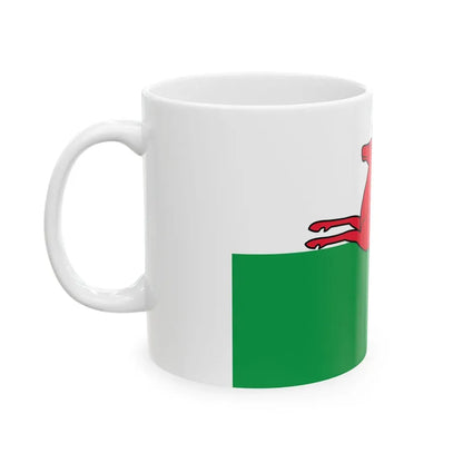 Smallingerland flag (Netherlands) White Coffee Mug - Go Mug Yourself