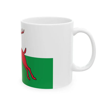 Smallingerland flag (Netherlands) White Coffee Mug - Go Mug Yourself