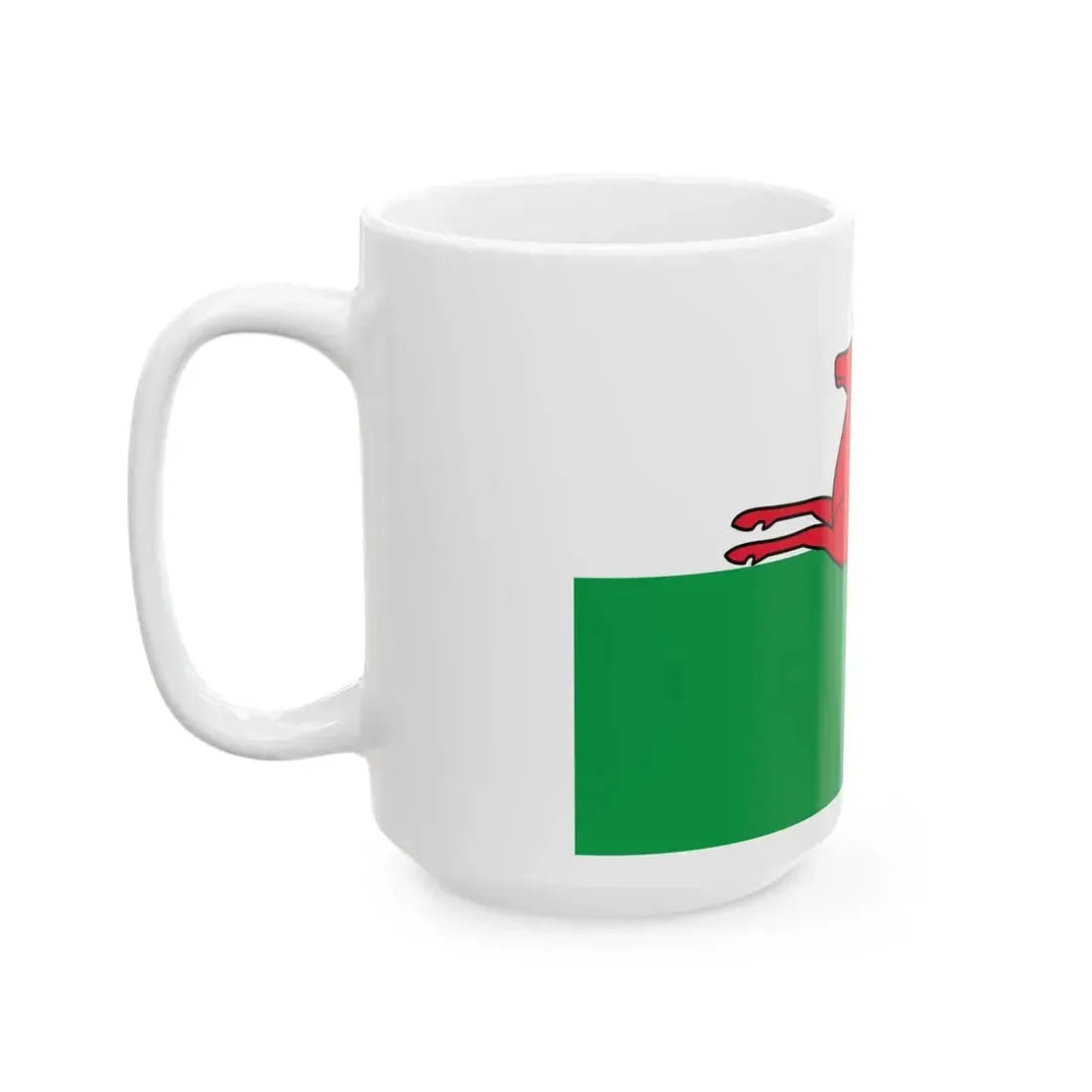 Smallingerland flag (Netherlands) White Coffee Mug - Go Mug Yourself