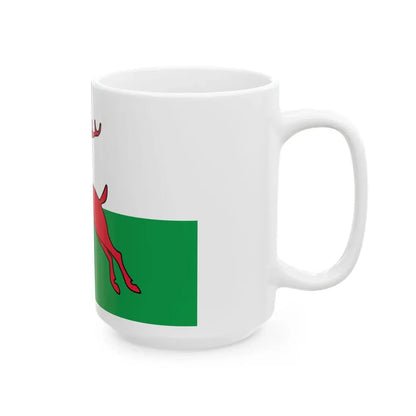 Smallingerland flag (Netherlands) White Coffee Mug - Go Mug Yourself
