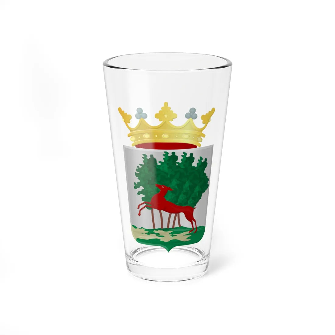 Smallingerland wapen (Netherlands) (Coat of Arms) Pint Glass 16oz 16oz - Go Mug Yourself
