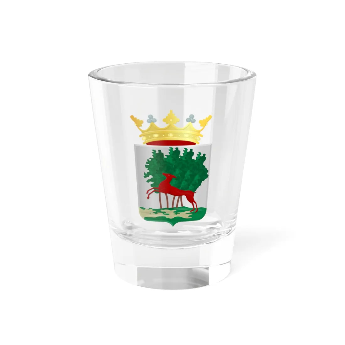 Smallingerland wapen (Netherlands) (Coat of Arms) Shot Glass 1.5oz 1.5oz - Go Mug Yourself