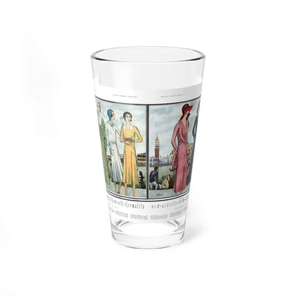 Smart Simplicity or Soft Formality..., McCall's, August 1930 (Magazine Illustration) Pint Glass 16oz 16oz - Go Mug Yourself