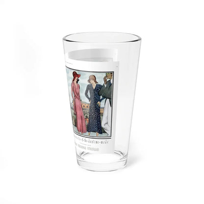 Smart Simplicity or Soft Formality..., McCall's, August 1930 (Magazine Illustration) Pint Glass 16oz - Go Mug Yourself