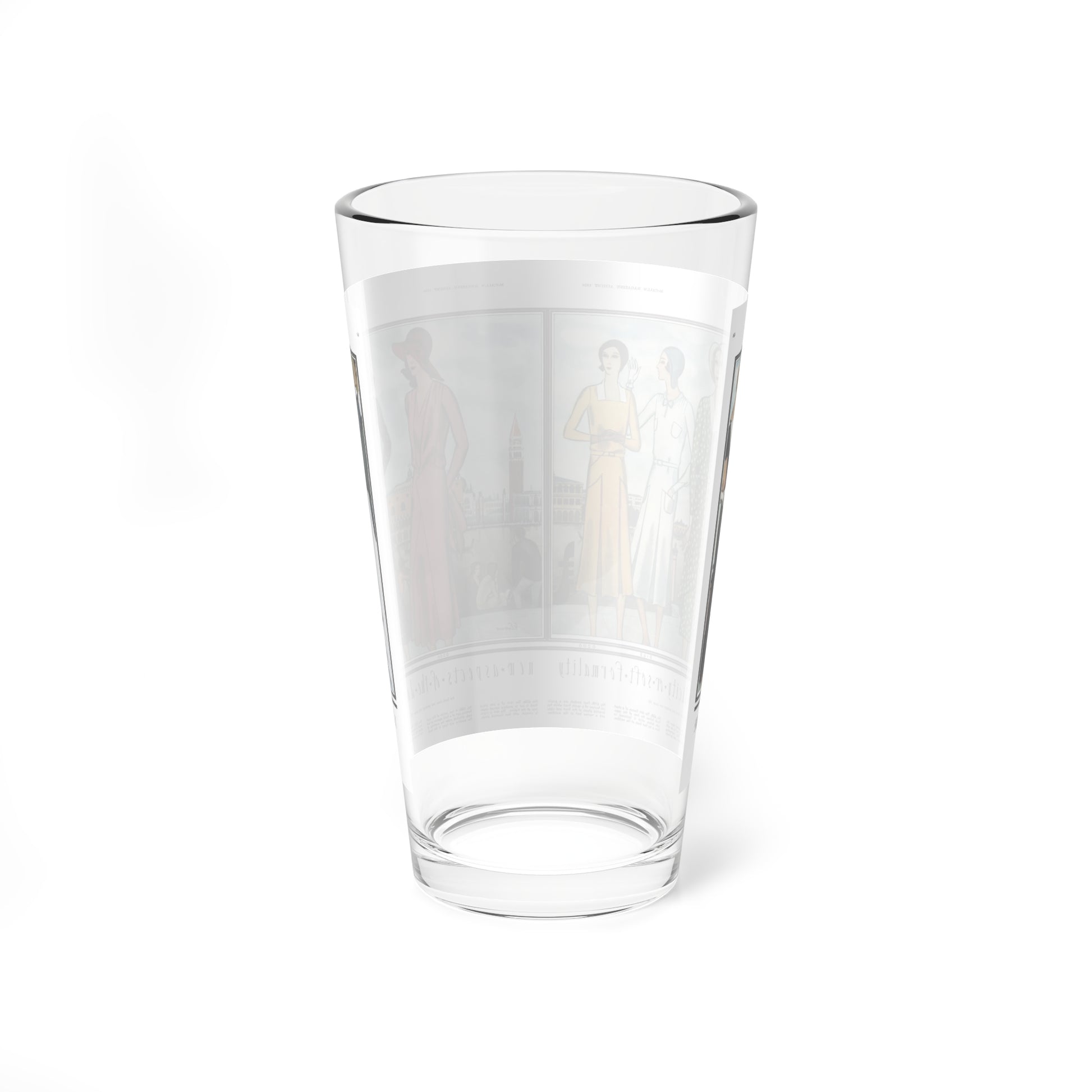 Smart Simplicity or Soft Formality..., McCall's, August 1930 (Magazine Illustration) Pint Glass 16oz-Go Mug Yourself