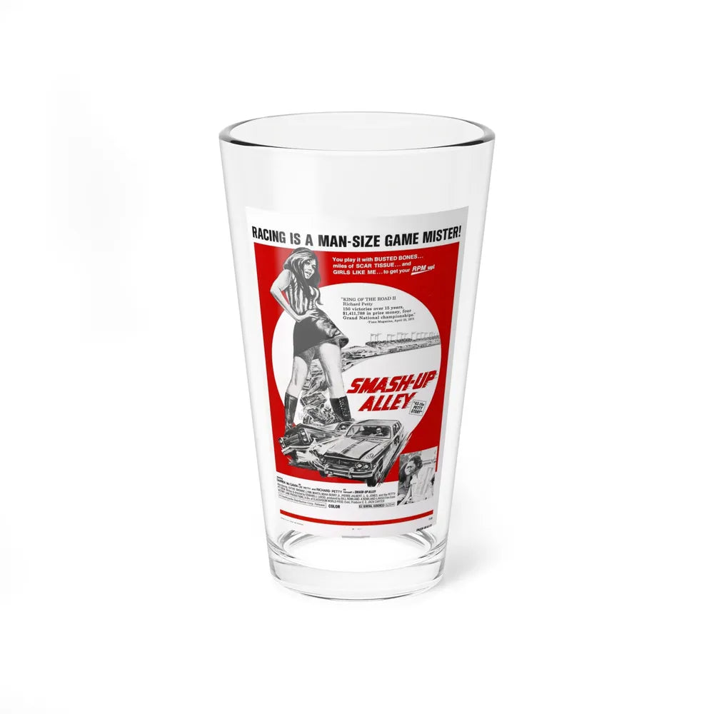 SMASH-UP ALLEY 1973 Movie Poster - Pint Glass 16oz-16oz-Go Mug Yourself