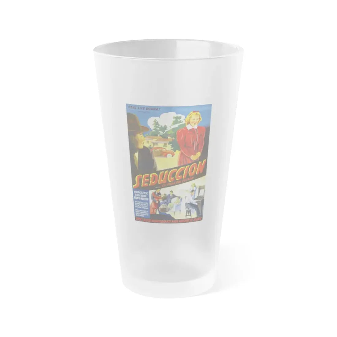 SMASHING THE VICE TRUST 1937 Movie Poster - Frosted Pint Glass 16oz Default Title - Go Mug Yourself